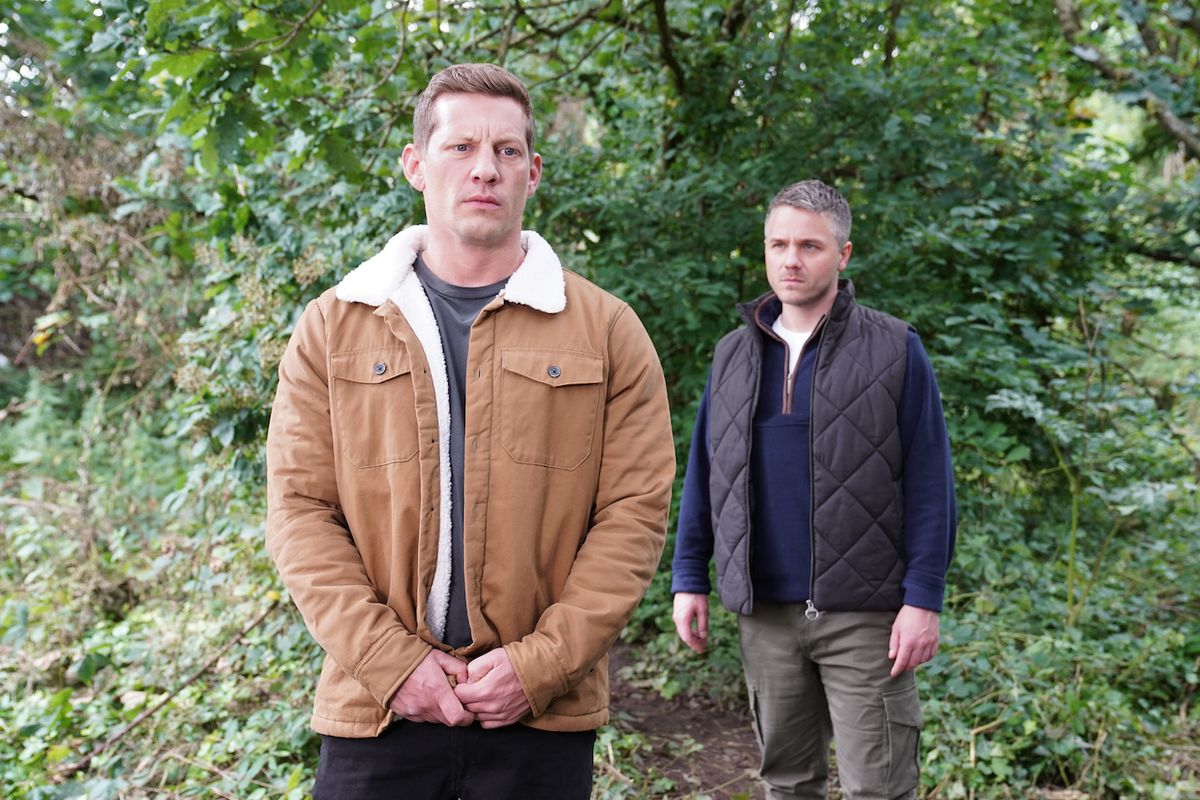 John Paul McQueen is in turmoil during the camping trip run by Carter in Hollyoaks. 