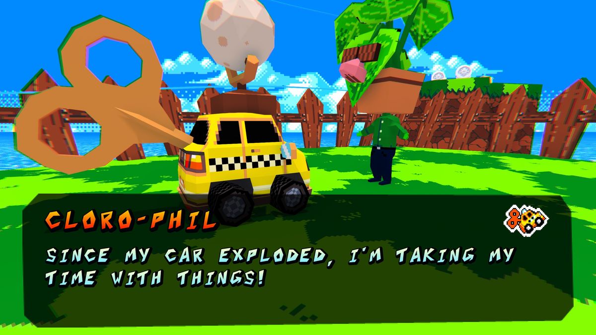 Yellow Taxi Goes Vroom, a retro platformer