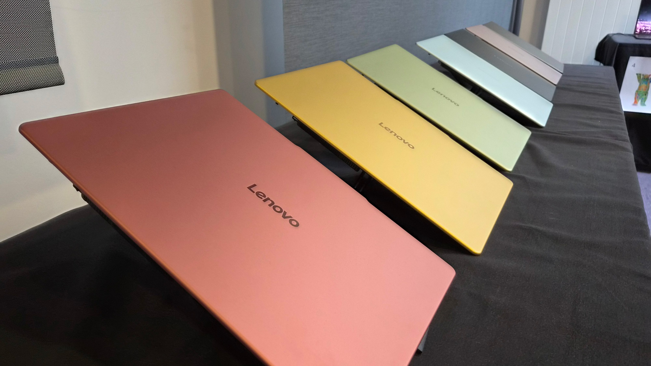 The Lenovo IdeaPad Vibe laid out at IFA 2026