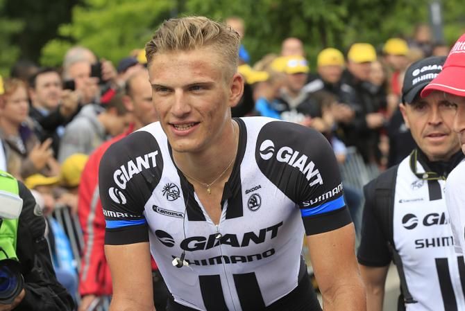 Marcel Kittel (Giant-Shimano) hardly got a hair out of place in the hectic sprint