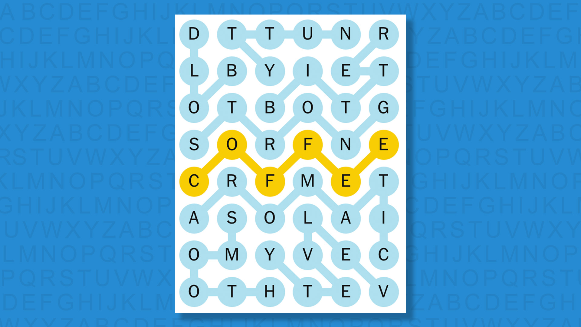 NYT Strands answers for game 669 on a blue background