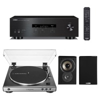 Yamaha R-S202 receiver; Audio-Technica AT-LP60X turntable; Polk TSi100 speakers $467 $417 (save $50) at World Wide Stereo