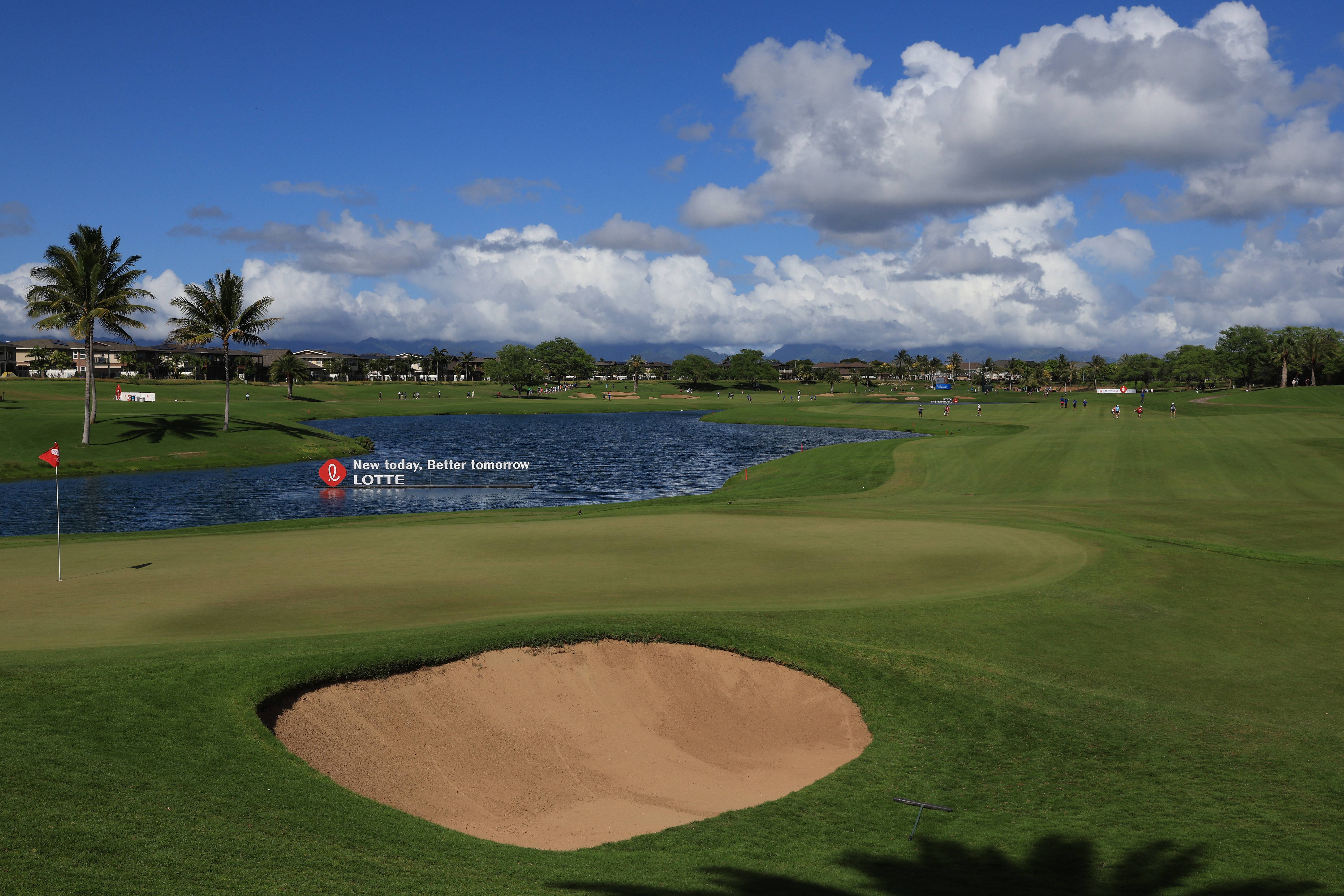 A general view of Ewa Beach Country Club on the island of O&#039;ahu in Hawaii