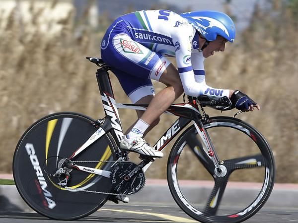 Jerome Coppel (Saur Sojasun) took second in the time trial and second overall in Murcia