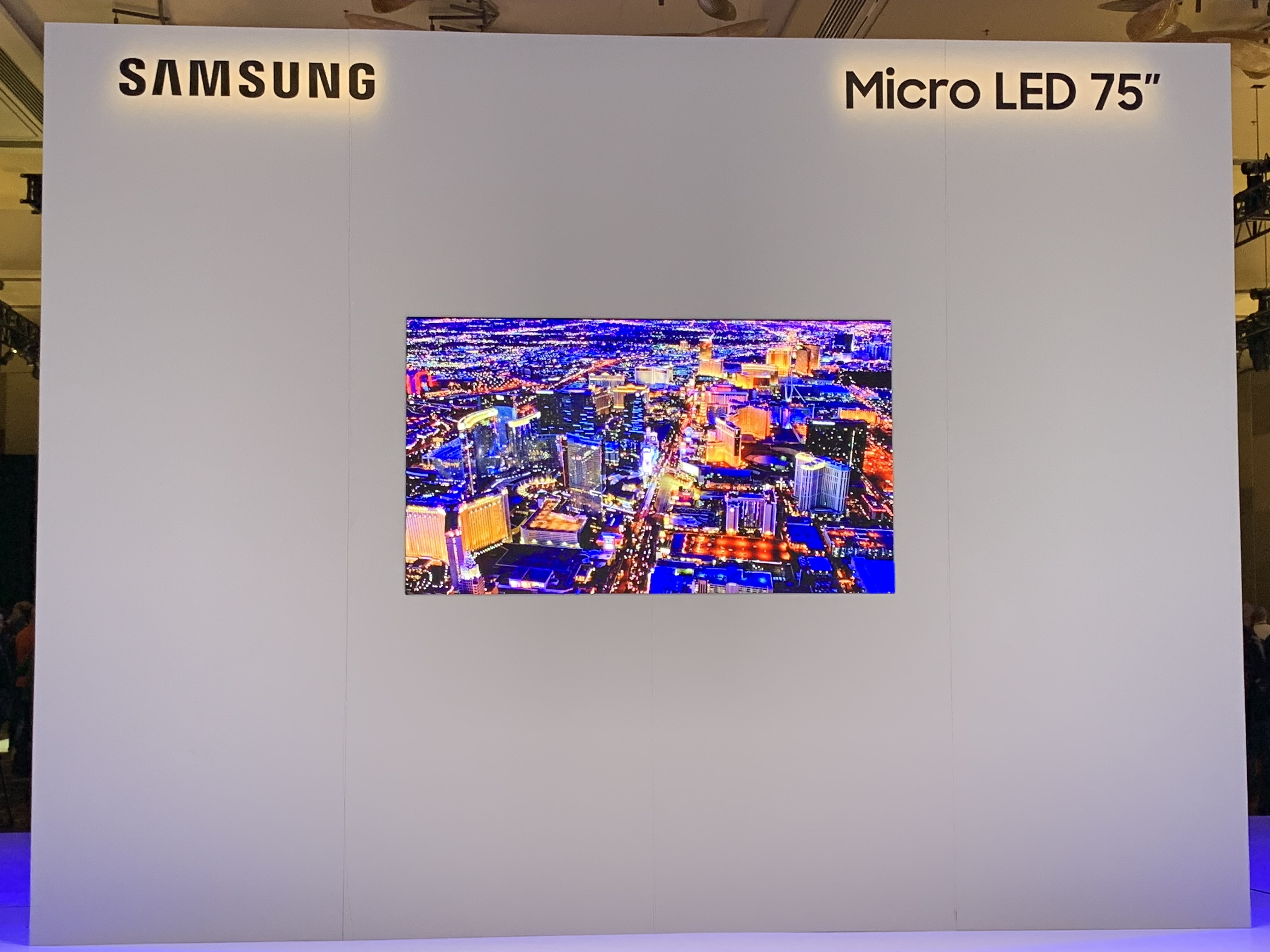 Samsung 75in Micro LED TV hands-on review