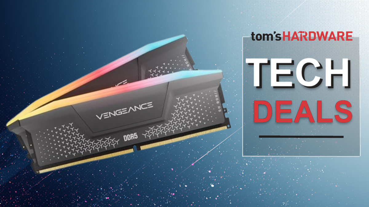 32GB Corsair Vengeance DDR5 is $369 in this Woot sale — the lowest standalone RAM price right now, thanks to a $132 discount