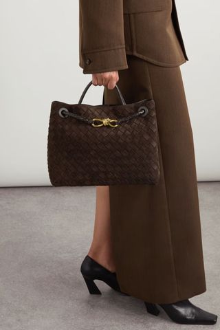 Bottega Veneta Andiamo Suede Tote