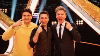 Gordon Ramsay and Gino D'Acampo in Gordon Ramsay's Bank Balance for Comic Relief