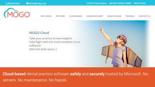 Website screenshot for Mogo Cloud