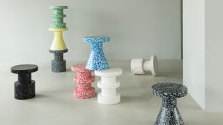 Normann Copenhagen_Bit_Stool_Cone_Stack_Group__Material Matters