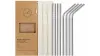 Yihong 8-pack stainless steel straws