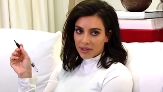 Screenshot of Kim Kardashian on Keeping up with the Kardashians