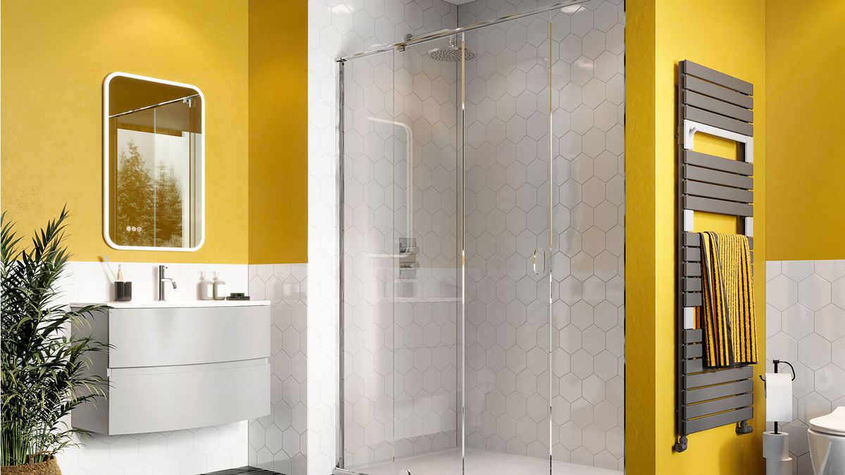 Get streakfree glass shower doors with this cleaning hack Real Homes