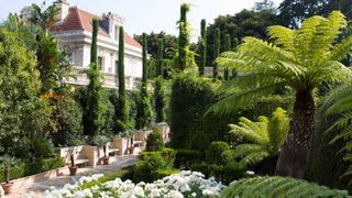 Landscaped gardens of Hotel Metropole
