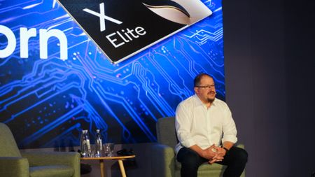 Qualcomm CEO, Cristiano Amon, in a press conference at Computex 2024