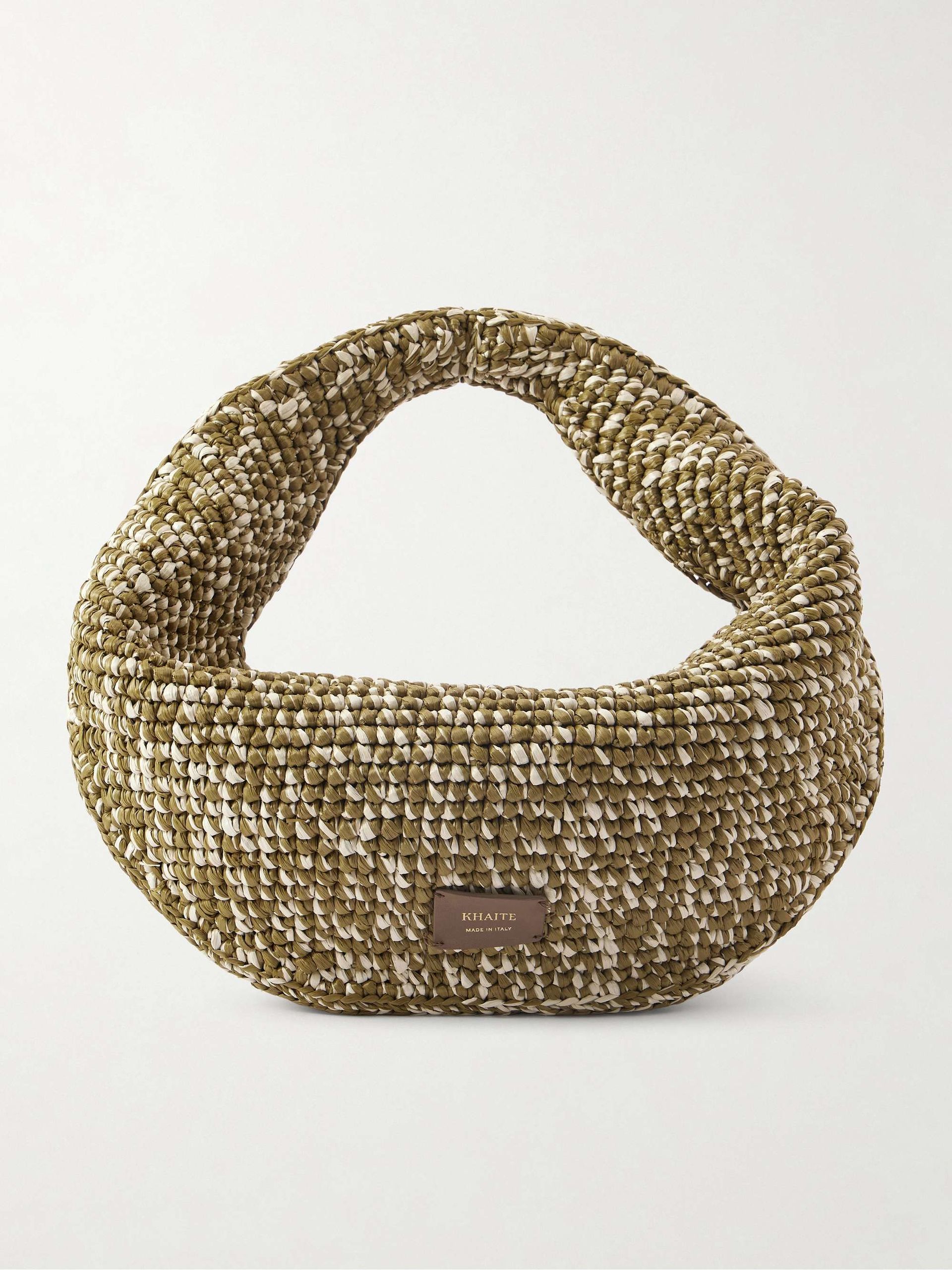 Olivia Medium Woven Shoulder Bag