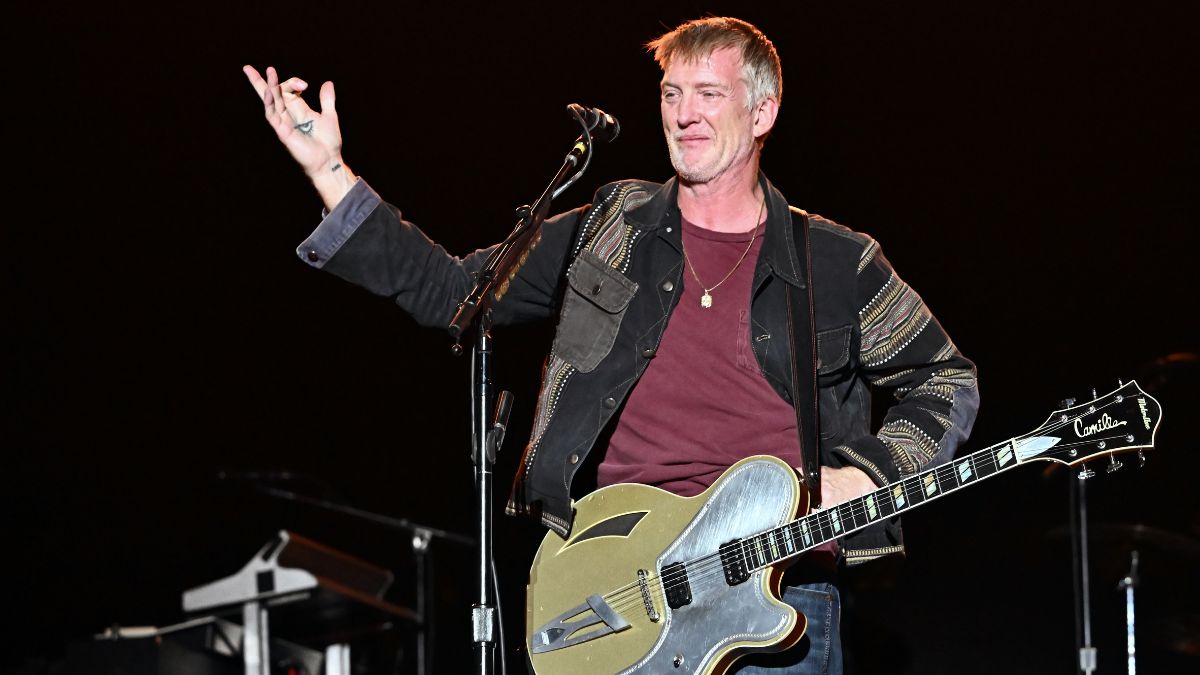 Josh Homme of Queens of the Stone Age performs during the 2025 SEMA Fest at the Las Vegas Convention Center on November 07, 2025 in Las Vegas, Nevada.