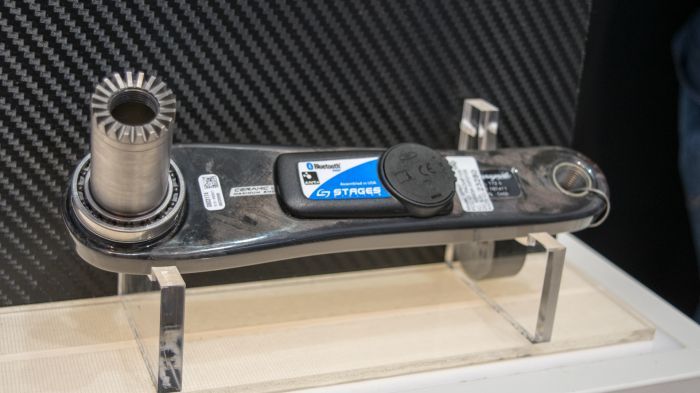 With the Stages unit being so small, style conscious Campag users can get power data without compromising the look of their drivetrains