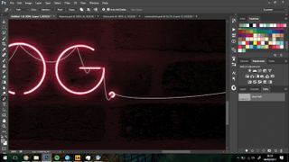 string added to text in Photoshop