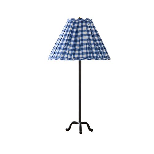 Gingham lamp