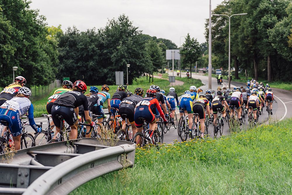 The peloton in action during stage 5.