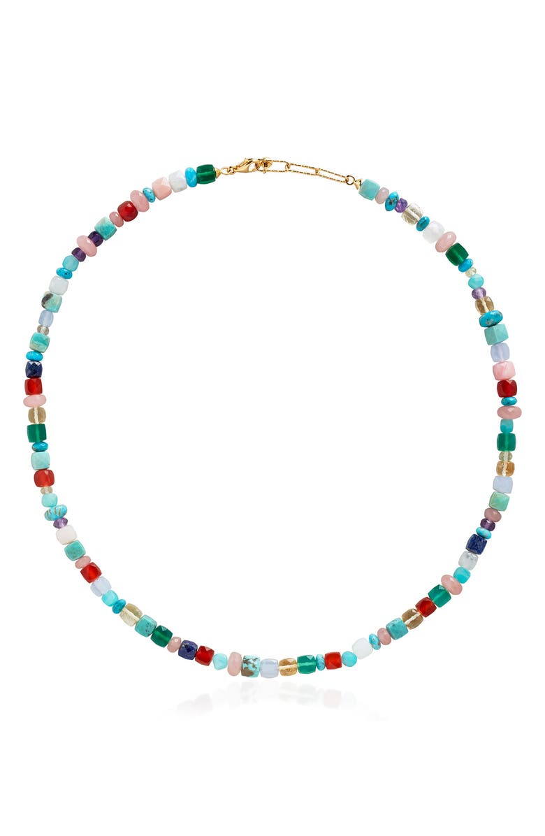 Freedom Beaded Gemstone Necklace