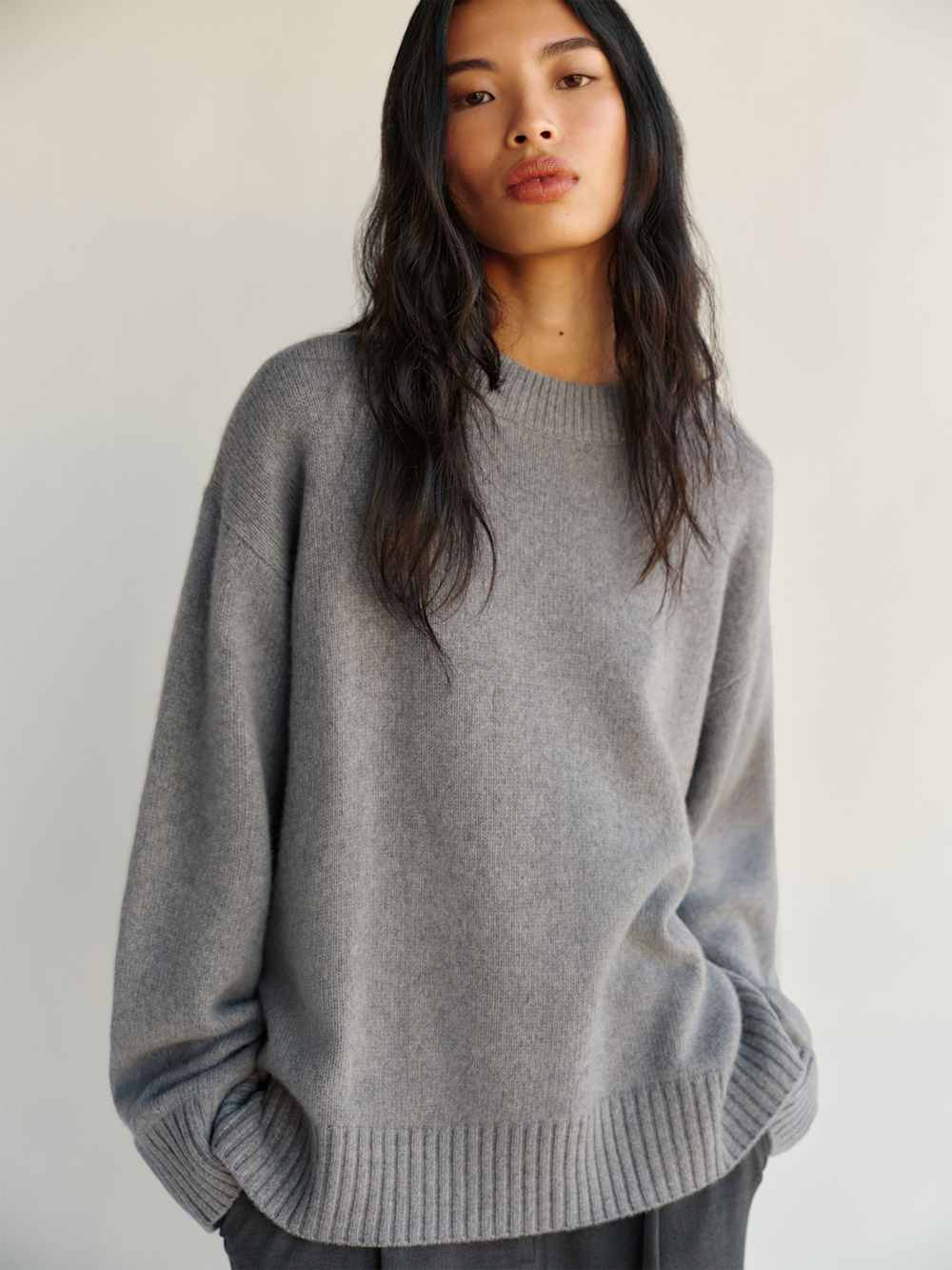 Cove Cashmere Oversized Crew