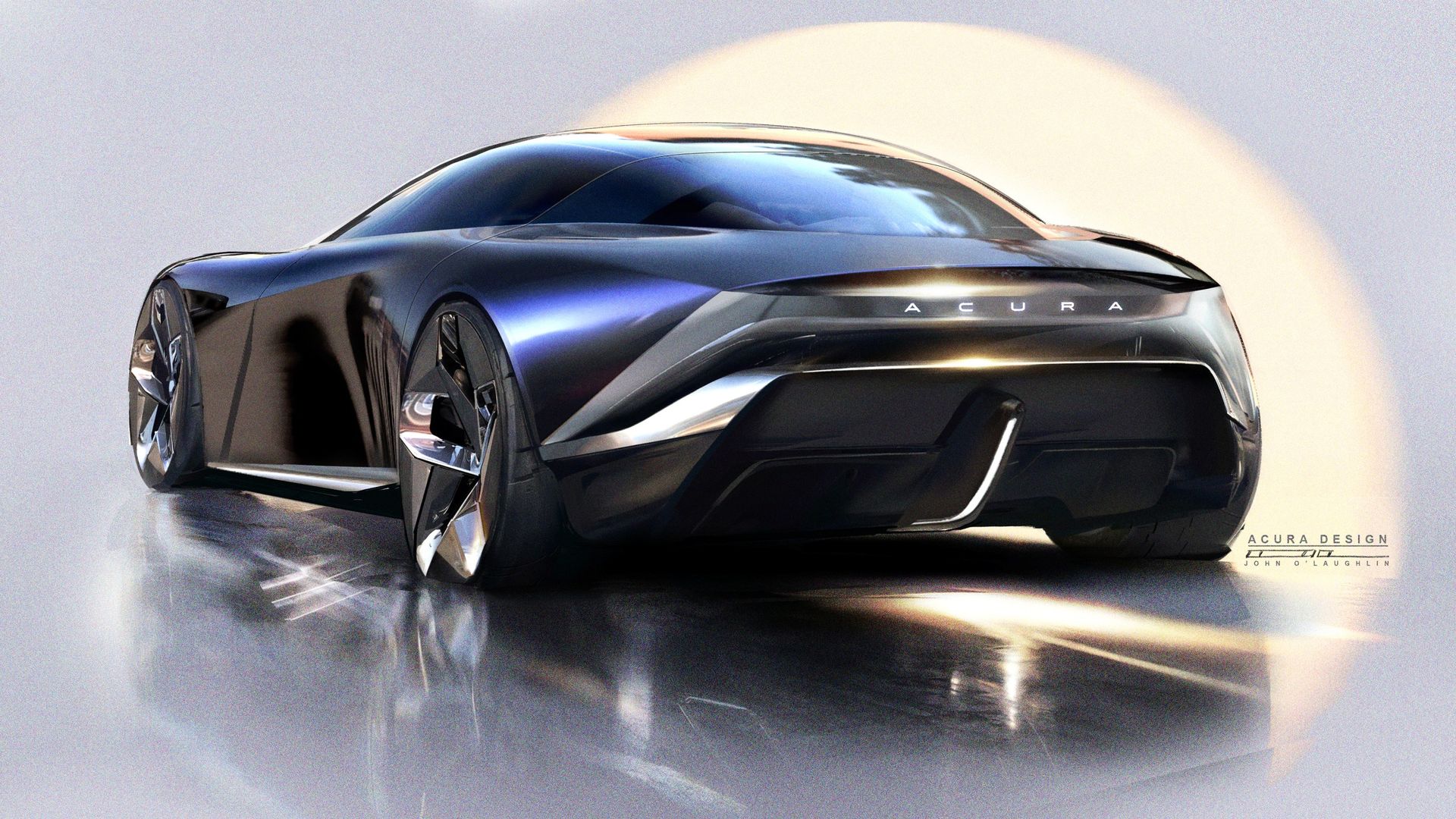 Acura Nexera Vision concept design sketch