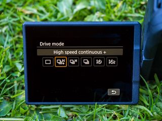 Canon camera drive modes