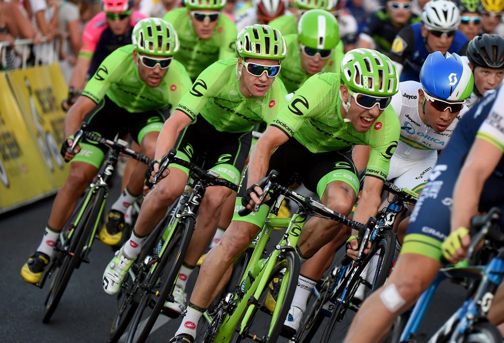 Cannondale hit the front