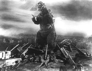 Godzilla from the original film in 1954.