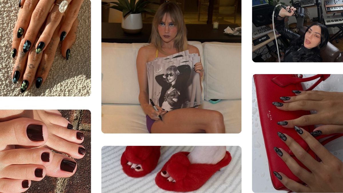 From Hailey Bieber to Charli XCX, It Girls Everywhere Are Ditching Pastels for Summerween Manis