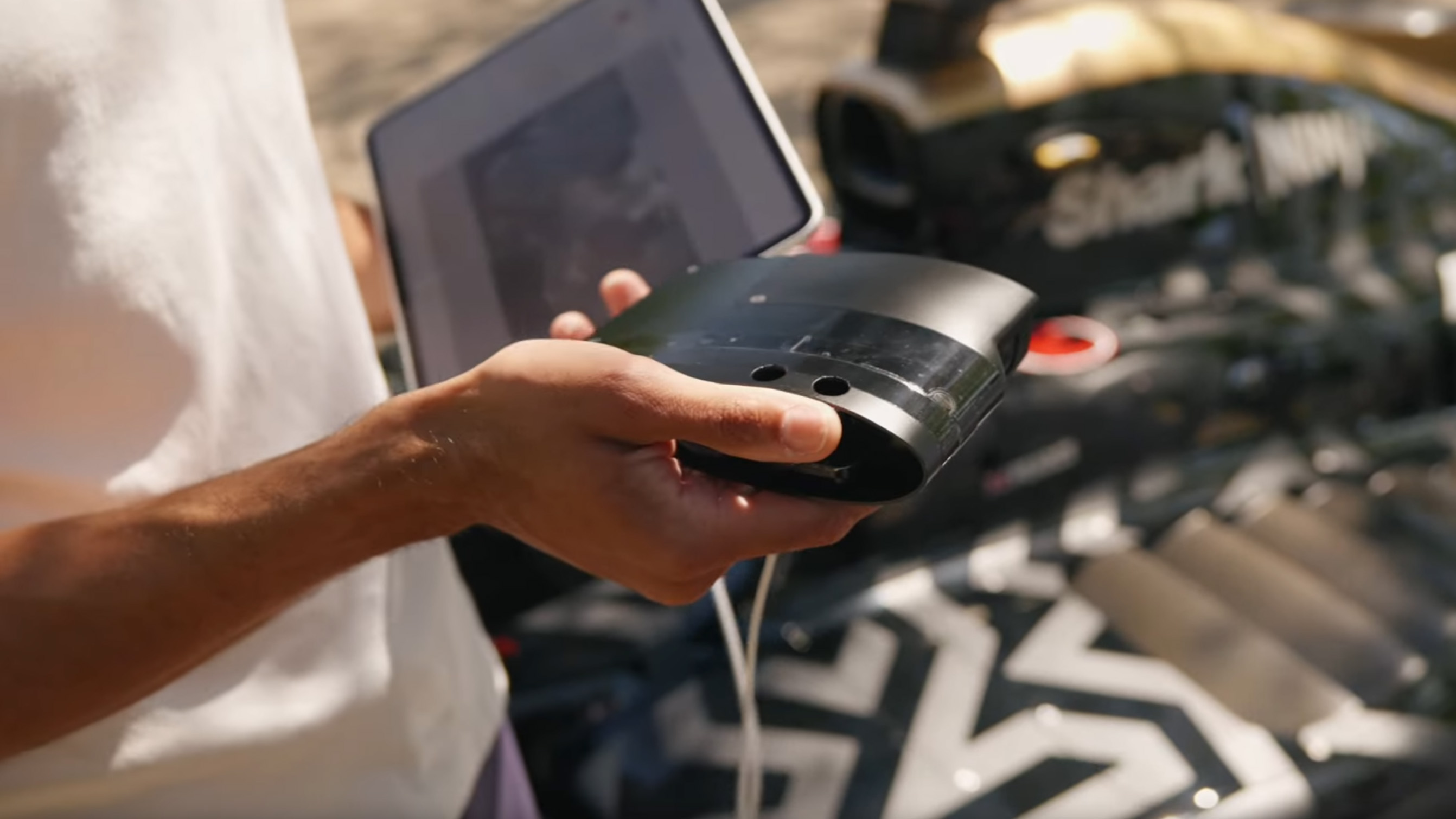 On-board car camera for F1 movie