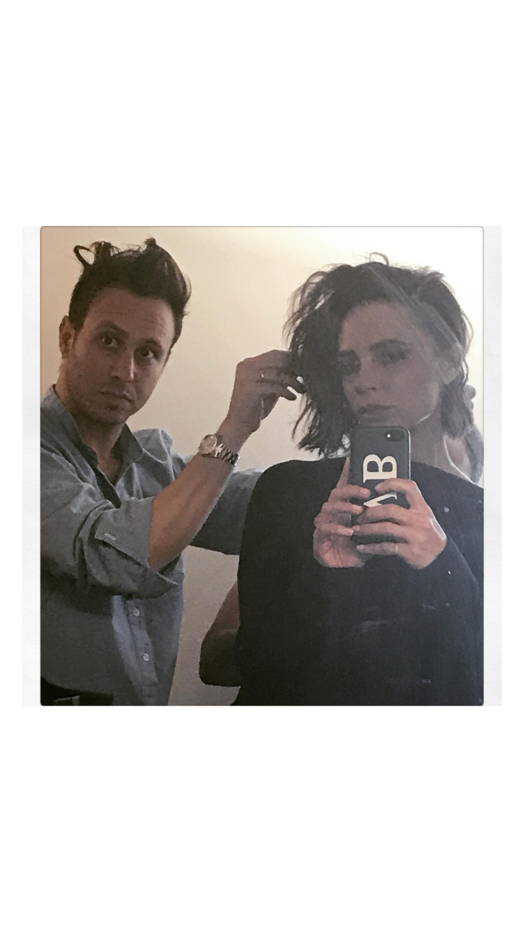 Luke Hersheson cuts Victoria Beckham's hair