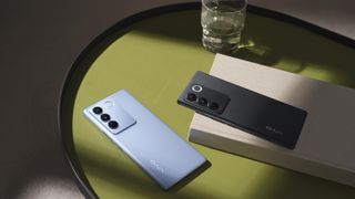Vivo V27 and V27 Pro face down on the table
