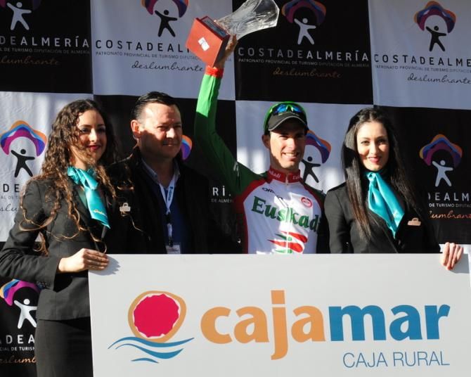 Miguel M&iacute;nguez (Euskadi) worked hard to get the Mountains classification. This is an important year for him, showing his quality and working for himself in a smaller team than Euskaltel.