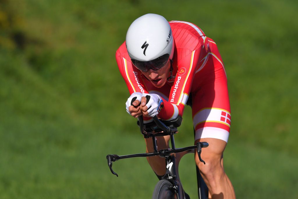 Mikkel Bjerg repeated as U23 World Champion in the time trial