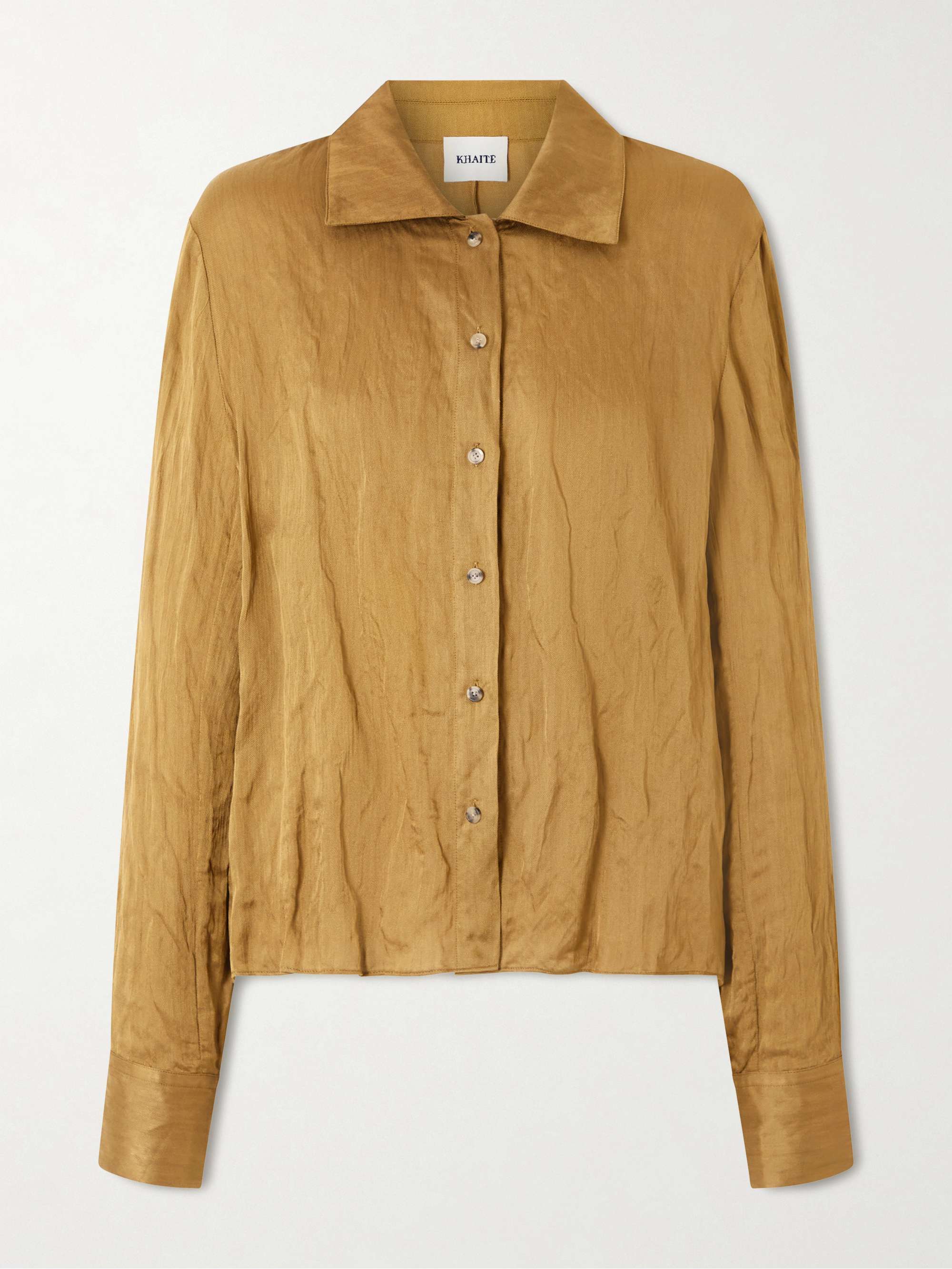 Jaylin Crinkled-Voile Shirt