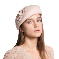 Walmart, FROFILE Womens Fascinators Wool Felt Ladies Artist Beret Hats Casual Dome Floral Boina ( $40.49