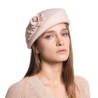 Walmart, FROFILE Womens Fascinators Wool Felt Ladies Artist Beret Hats Casual Dome Floral Boina ($40.49)