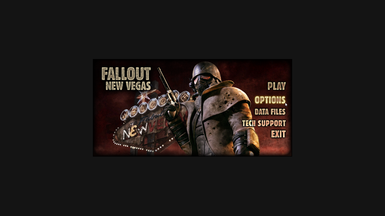 Fallout New Vegas graphical settings for handhelds