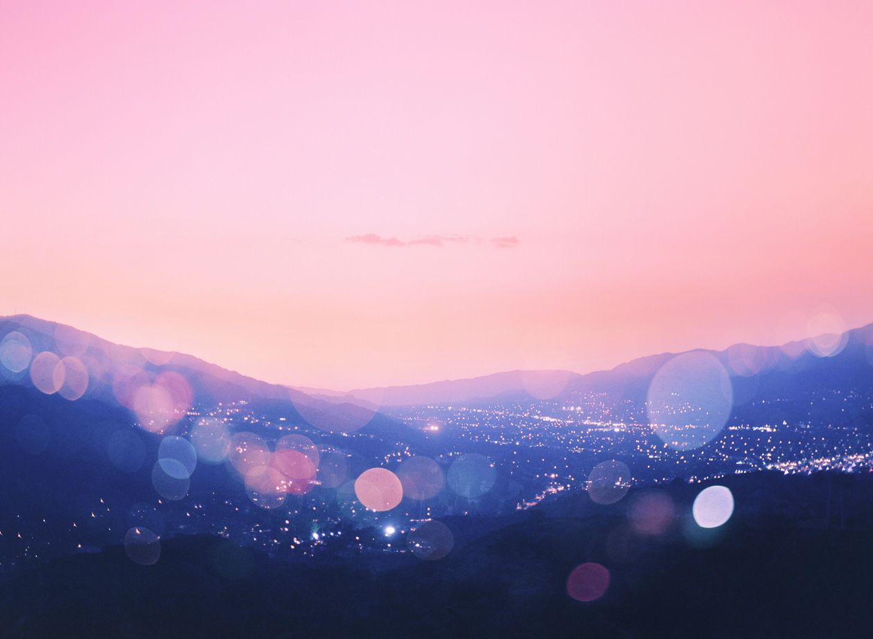 A bokeh landscape of L.A. 