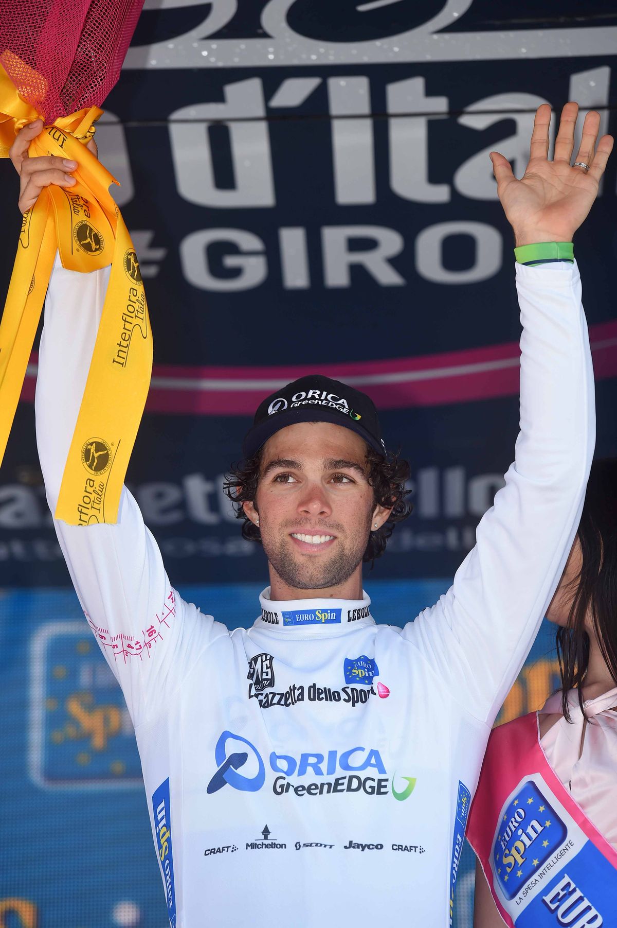 Michael Matthews claimed the best young rider's jersey