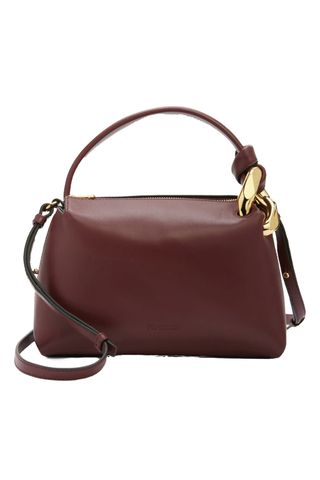 Small Jwa Corner Leather Crossbody Bag