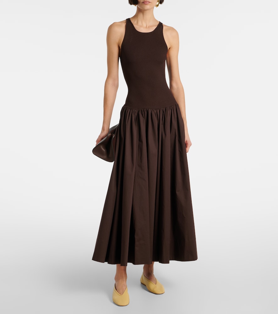Yamila Gathered Maxi Dress