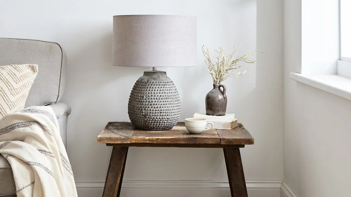 La Redoute SO&#039;HOME Bobble Effect Concrete Table Lamp