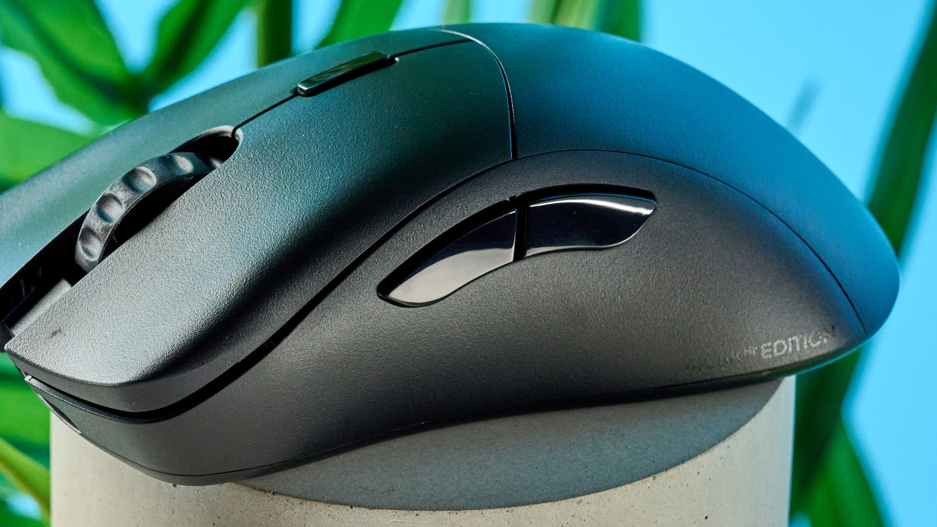 A black Glorious Model D2 Pro wireless gaming mouse