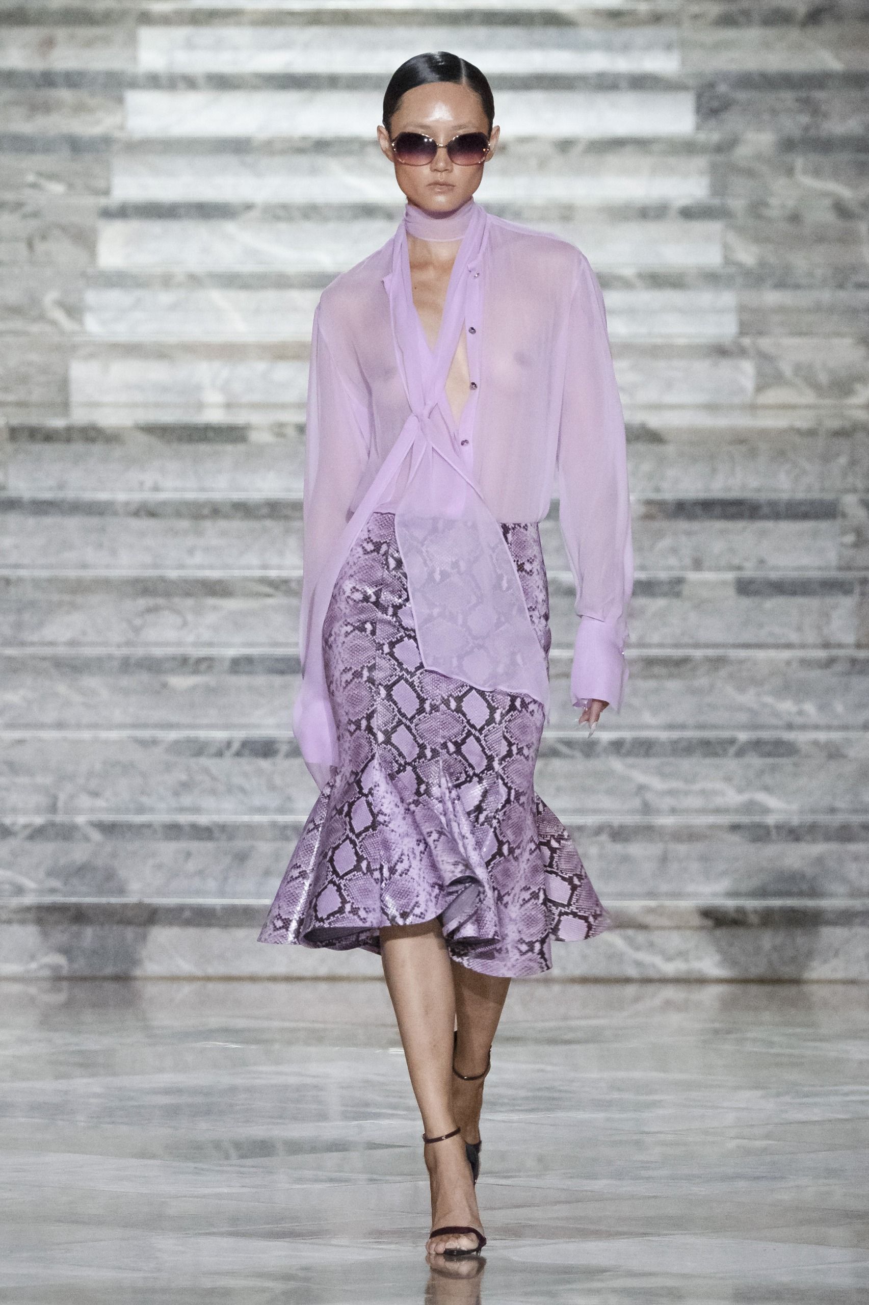 The statement skirt trend on LaQuan Smith's New York Fashion Week runway
