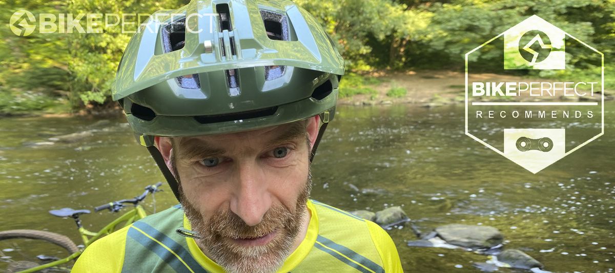 Scott Stego Plus helmet in action on the trail