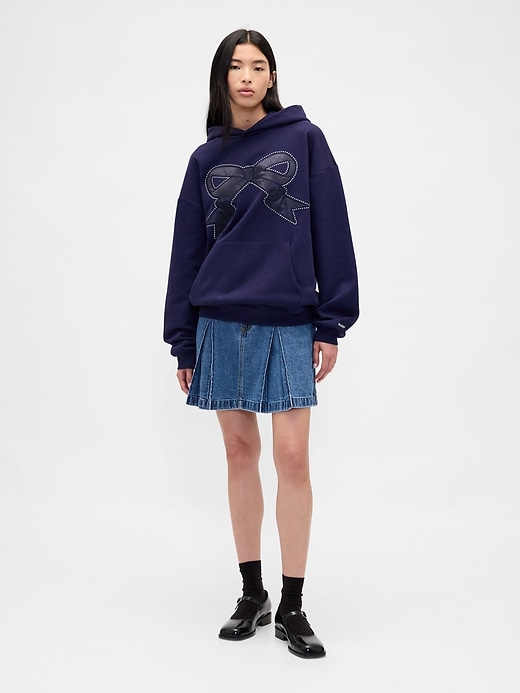 Gap × Sandy Liang Pleated Denim Mini Skirt